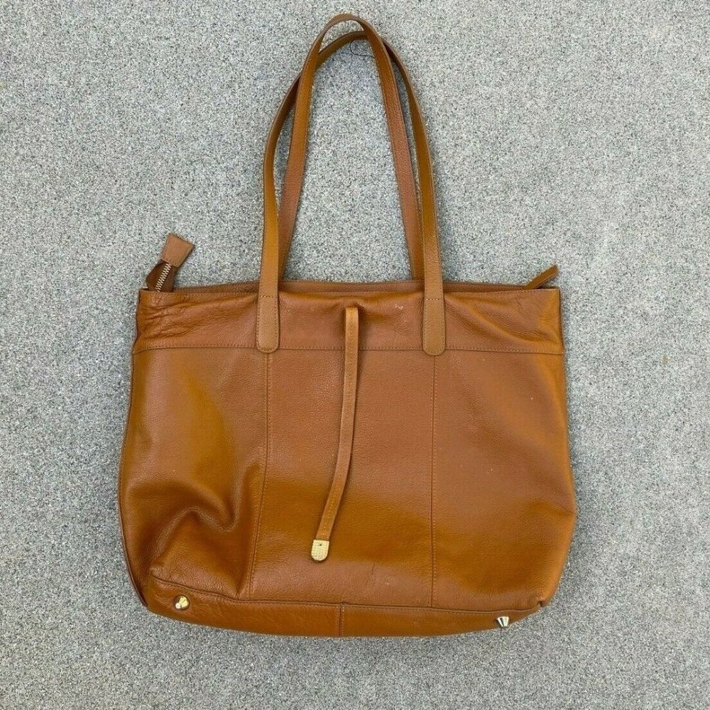 Stella & Max Designer Large Brown Leather Handbag​​​​​​​